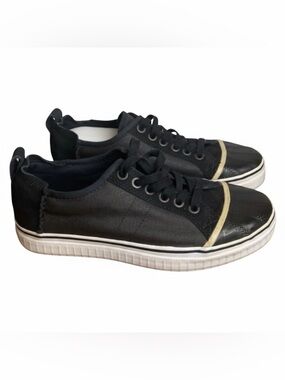 SOREL Men's Sentry Skater Sneaker Lace Up Canvas Low Top with Rubber Toe Size 9